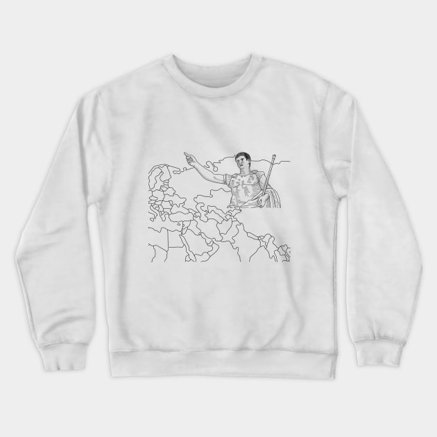 Julio Cesar Crewneck Sweatshirt by Digilogos